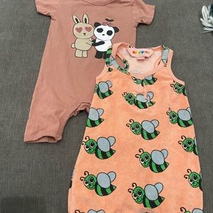 Huxbaby Hugo Loves Tiki romper set